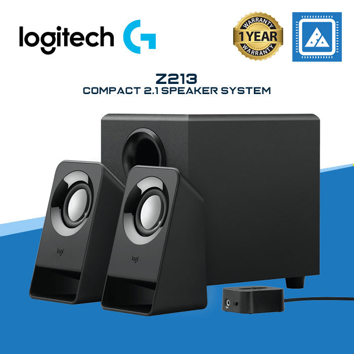 LOGITECH MULTIMEDIA 2.1 SPEAKERS Z213 FOR PC AND MOBILE DEVICES LOGITECH MULTIMEDIA 2.1 SPEAKERS Z213 FOR PC AND MOBILE DEVICES
